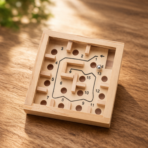 Drewniana Gra - Labirynt